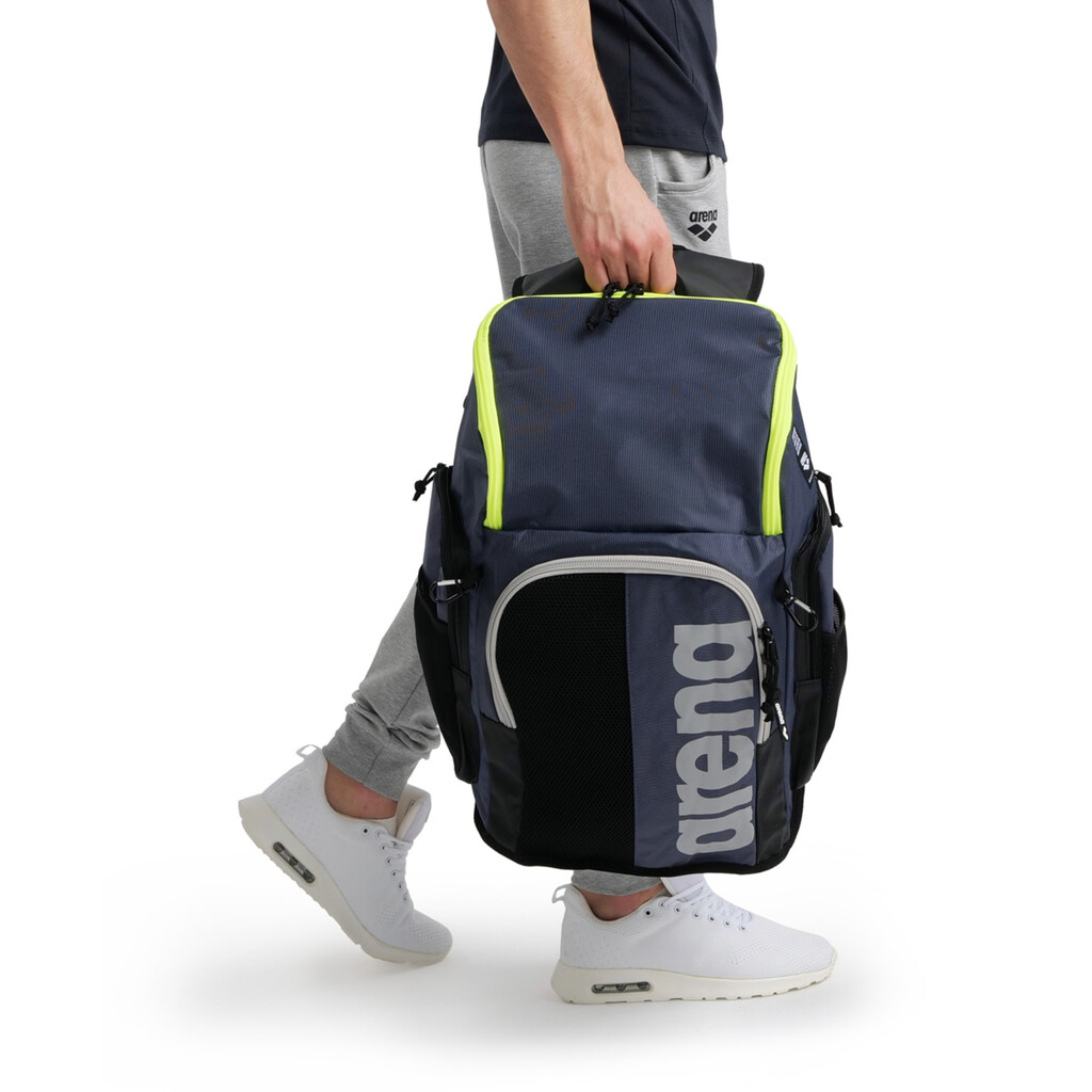 Arena - Spiky III Backpack 45 - navy/neon yellow