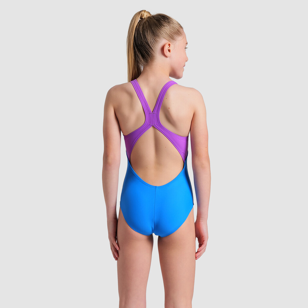 Arena - G Arena In The Clouds Swimsuit V Back L - blue china/violet