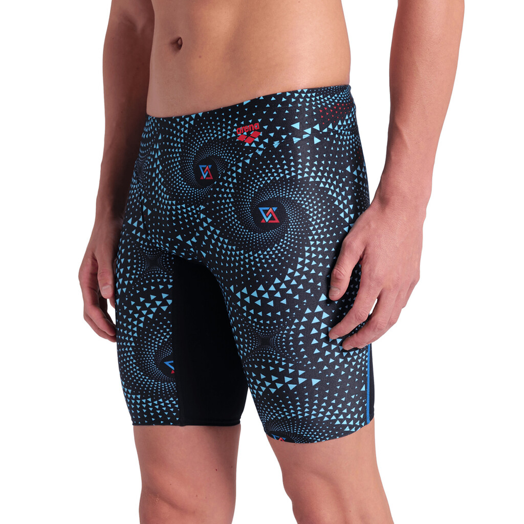 Arena - M Arena Fireflow Swim Jammer - black/black multi