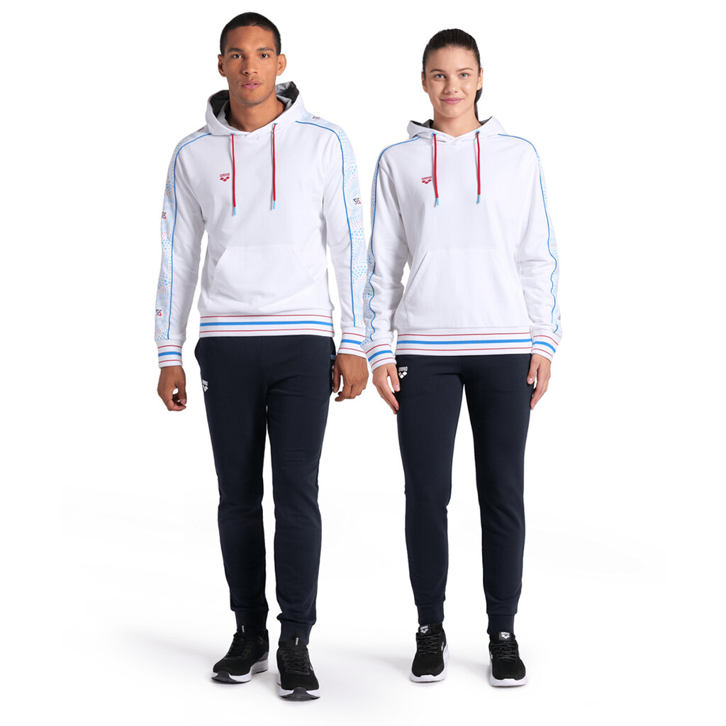 Arena - Arena Fireflow Hooded Sweat Inserts - white/white multi