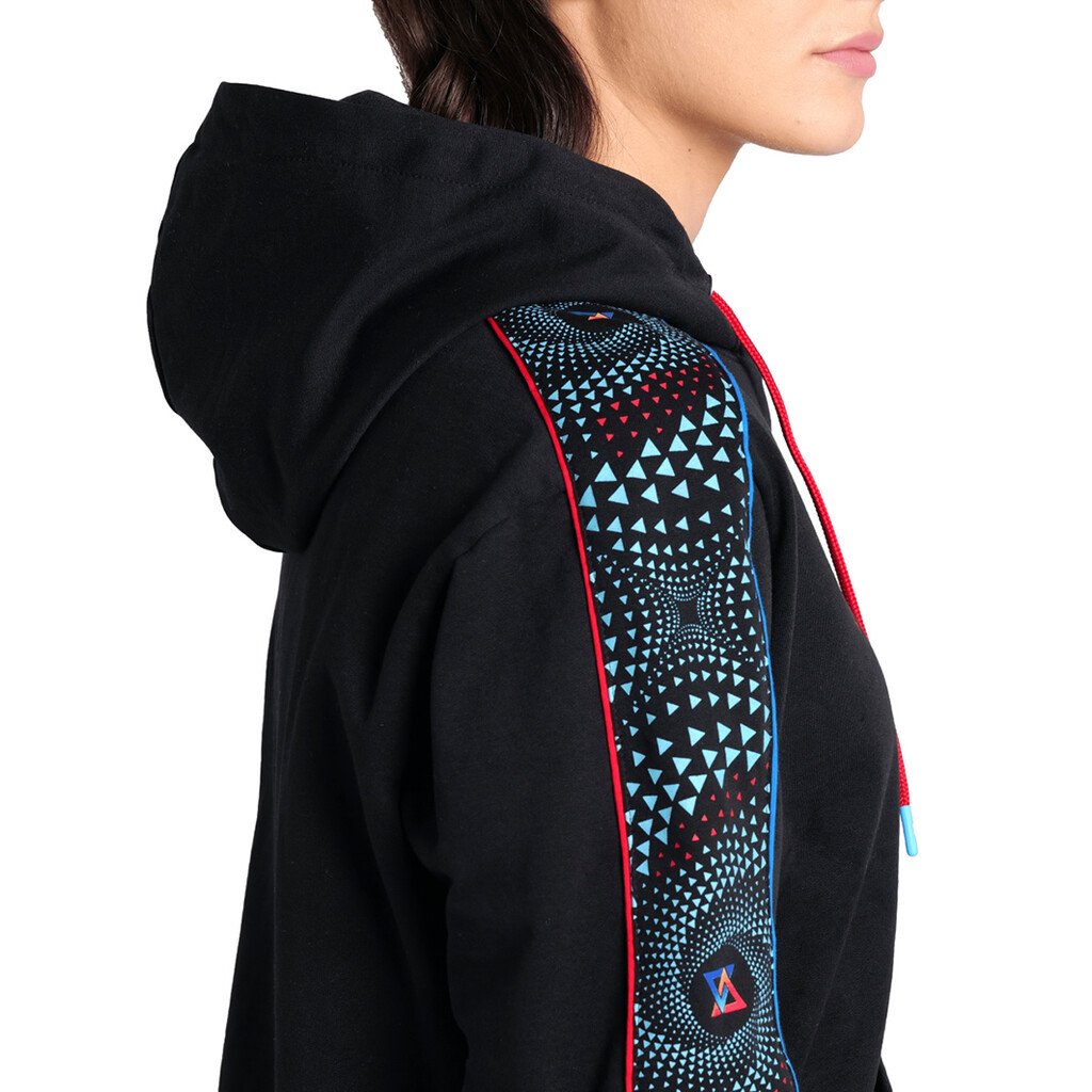 Arena - Arena Fireflow Hooded Sweat Inserts - black/black multi