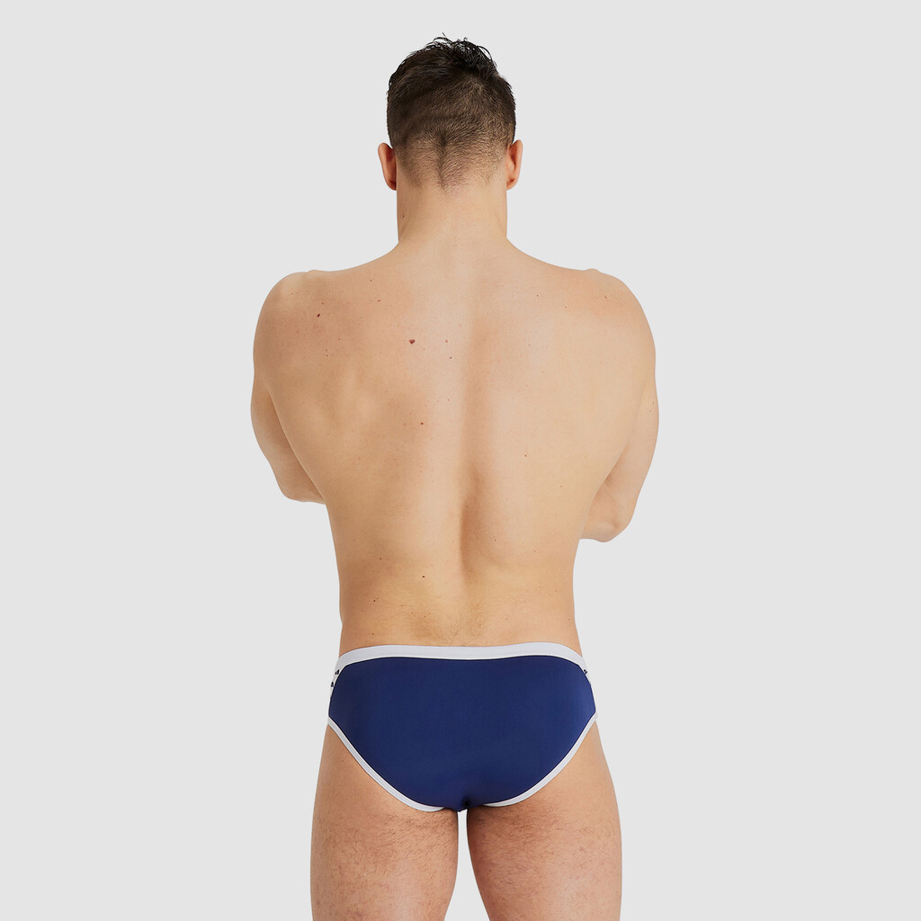 Arena - M Arena Icons Swim Briefs Solid - navy/white