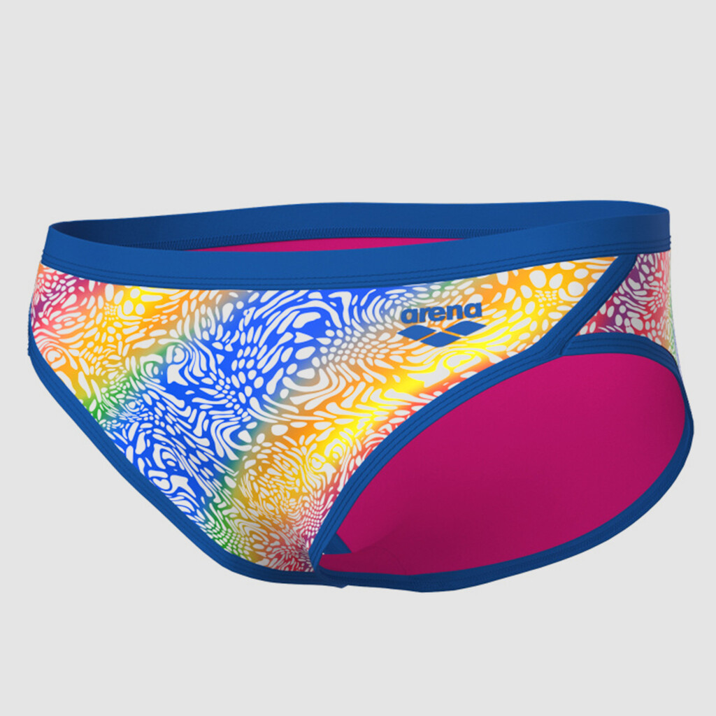 Arena - M Arena Swim Briefs Printed - royal/white multi