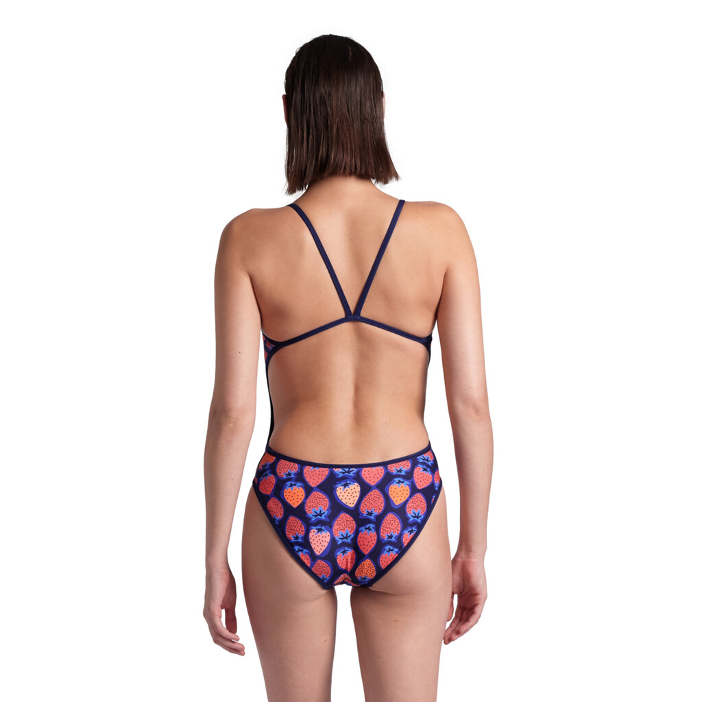 Arena - W Arena Reversible Swimsuit Challenge Back - navy/multi