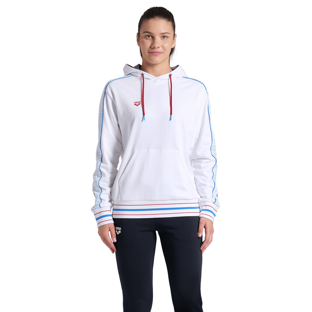 Arena - Arena Fireflow Hooded Sweat Inserts - white/white multi