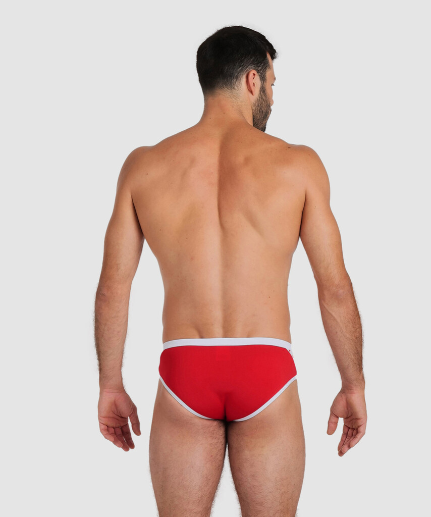 Arena - M Arena Icons Swim Briefs Solid - red/white