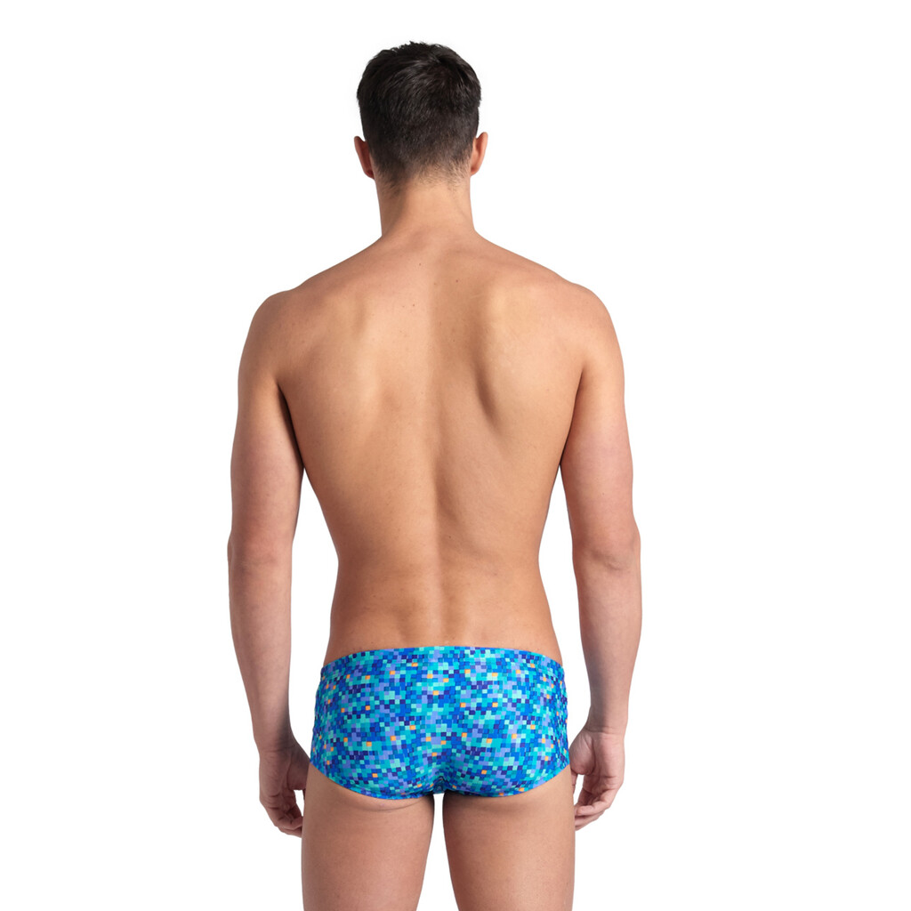 Arena - M Arena Pooltiles Swim Low Waist Short - blue multi