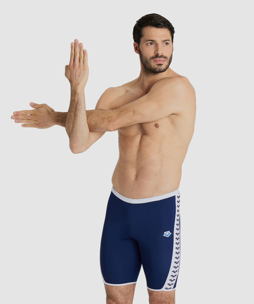 Arena - M Arena Icons Swim Jammer Solid - navy/white