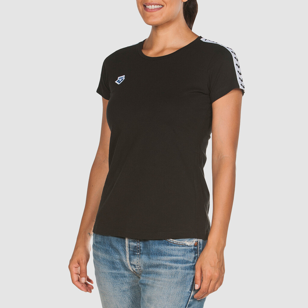 Arena - W T-Shirt Team - black/white/black