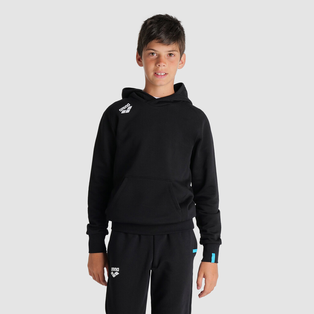 Arena - Jr Team Hooded Sweat Panel - black