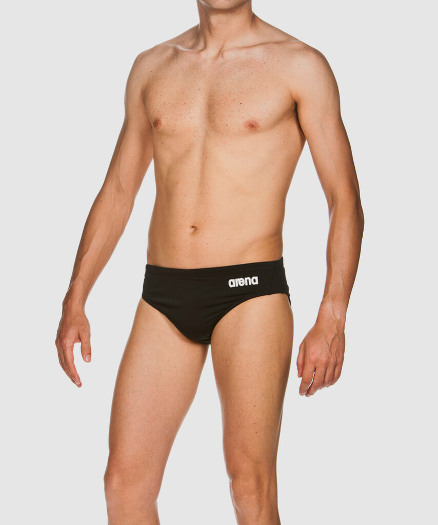 Arena - M Solid Brief - black/white