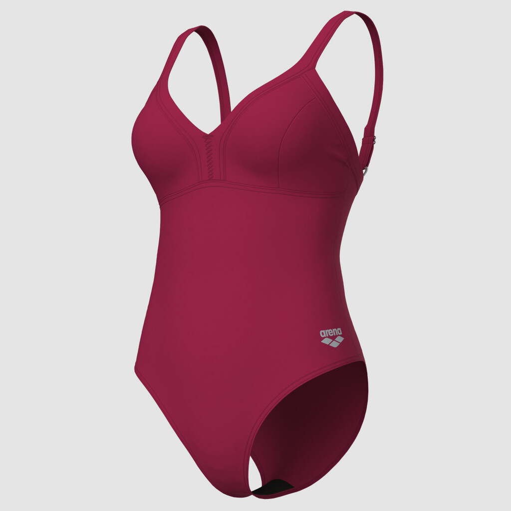 Arena - W Arena Swimsuit Lara Soft Curve Back C Cup - red onion