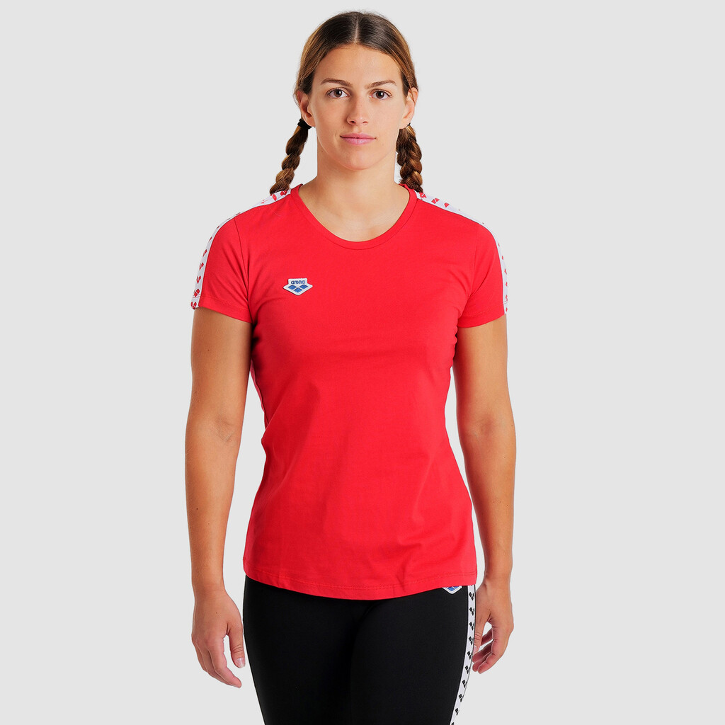 Arena - W T-Shirt Team - red/white/red