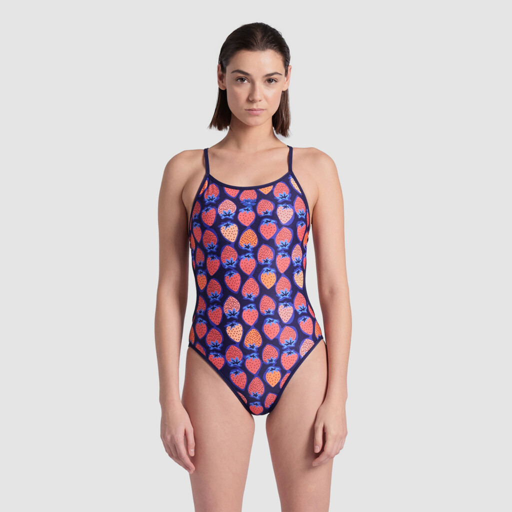 Arena - W Arena Reversible Swimsuit Challenge Back - navy/multi