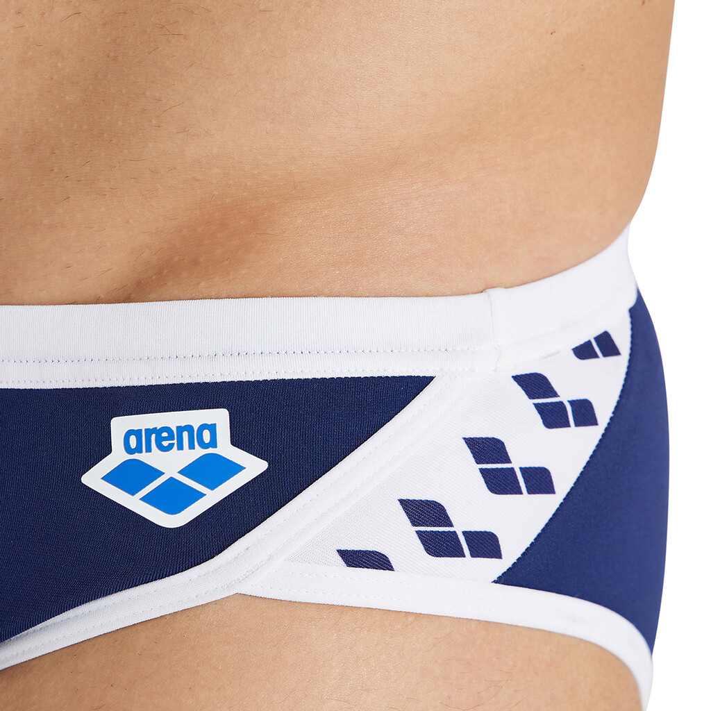 Arena - M Arena Icons Swim Briefs Solid - navy/white