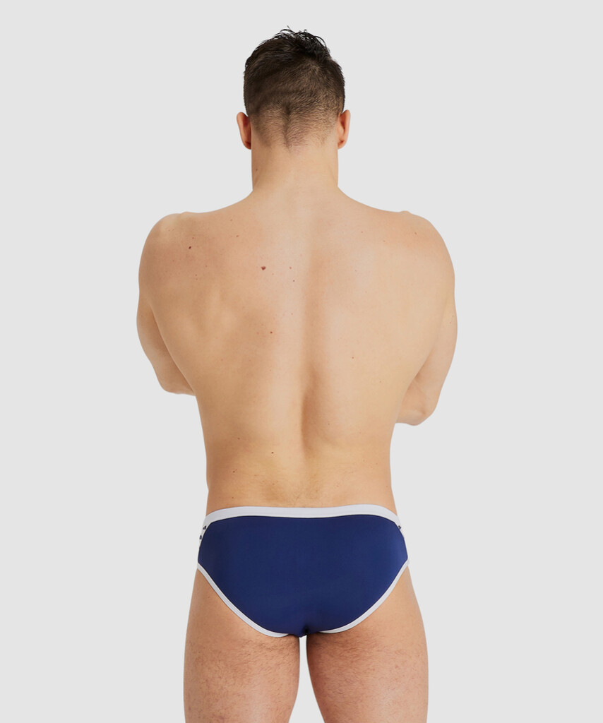 Arena - M Arena Icons Swim Briefs Solid - navy/white