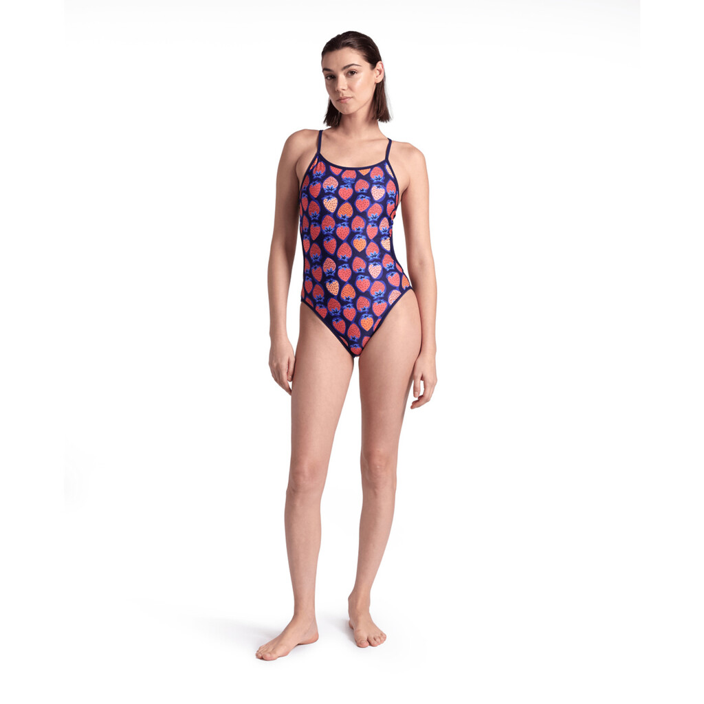 Arena - W Arena Reversible Swimsuit Challenge Back - navy/multi